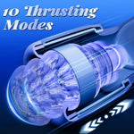 Male Masturbator Male Sex Toys - Sex Toy For Men With 10 Thrusting & 10 Real Tongue Licking Modes Blowjob Sex Machine Stroker For Training, Sex Toys Increase Endurance For Men Pleasure