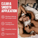 Flocko Glide Water Based Lube | Long-Lasting Personal Solution For Men & Women | Smooth, Natural Feel | Unflavored, Fragrance-Free, Non-Staining | Safe For Use (Water Based 2.2 Fl Oz)