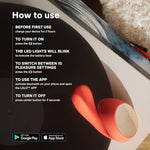 Ida Wave Dual App-Controlled Vibrator With 2 Powerful Motors And 10 Vibration Settings - Remote Control Sex Toy For Women And Couples, Coral Red