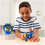 PAW Patrol Big Truck Pups - Chase Action Figure with Rescue Drone with Click Mount Command Center Platform and Animal Friend