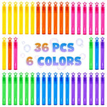 36 Pieces Mini Bubble Wands,Bubble Party Favors Assortment Toys For Kids,Themed Birthday, Halloween, Goodie Bags, Carnival Prizes, Wedding, Bubble Maker Toys For Kids,Outdoor Gifts For Girls & Boys