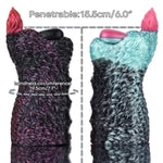 Hip Of The Spirit Beast Masturbator For Sexsual Fantasy Lover,Teasing Tail Foreplay Design,Easy Handheld Single Textured Tunnel Stroker,Open-Ended For Sensational Penetration (Purple-Red)