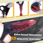 Penis Sleeve Octopus Cock Sleeve Extender, Silicone Penis Enlarger Sleeve With Penis Ring, Penis Extender Enlarger Male Adult Sex Toy