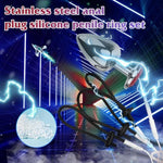 Stainless Steel Butt Plugs Prostate Massage G-Spot Trainer Electric Shock Metal Butt Plug Electro Stimulation Anal Plugs Beginners Starter Set For Women And Men Plugs