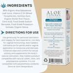 Aloe Cadabra Flavored Personal Lubricant and Vaginal Moisturizer, Organic Edible Aloe Lube for Men, Women, Non-Staining, pH Balanced, (Butter Rum, 2.5 Ounces, 1 Pack)