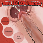 Realistic Dildo Women Sex Toys - 9“ Huge Flesh Lifelike Silicone Dildo for Big G Spot Dildos & Anal Dildos with Powerful Suction Cup, Hands-Free Penis Adult Sex Toy for Women Men