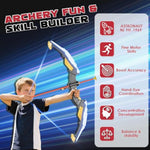 Kids Bow And Arrow Set Led Light Up Archery Set With 10 Suction Cup Arrows, 2 Archery Targets Indoor Outdoor Games For Kids Ages 4-8 8-12 Birthday Gifts Toys For 5 6 7 8 9 10 11 12 Year Old Boys Girls