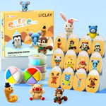 Air Dry Clay Animal Modeling Kit, 12 Piece Set, Kids Art Supplies