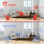 Size 3 Silent Spider Indoor Soccer Ball With Pump, Soft Plush Soccer Balls For Toddlers, Ball Toys For Kids 3-5, Birthday Gifts For Boys Girls