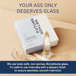 Glass Anal Dilator Set, 3-Piece Trainer Butt Plug Kit, Body-Safe Borosilicate Glass Plugs With Temperature-Adjustable Surface