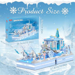 Snow White Carriage Building Blocks Sets, Christmas Toys For Girl, Creative Princess Themed Construction Set, Stem Toy For Kids Boy Teen Women, For Girls 1214+ Pcs