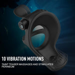 Sensual Delights Erotic Massage Kits Vibrator Cock Ring Sex Toys With Clitoral Anal Stimulation - 2 In 1 Penis Ring Vibrator With 10 Vibrating Modes For Men And Women Play, Erotic Massage Kits