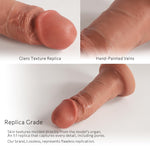 Perfectly Fit! 5-Inch Dildo for Beginner, Soft Realistic Silicone Dildo with Strong Suction Cup, Sex Toy for Women Men Gays, and Couples. No.70
