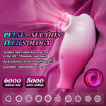 Sucking Vibrator Women Sex Toys?Sucking & Licking 2 in 1 Clitoris Vibrator for Women with 10 Powerful Modes, App Control Clit Sucker Nipple Stimulating Suction Toys, Female Vibrators Rose Sex Toy