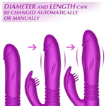 Vibrator Adult Sex Toys For Women 4 In 1 Thrusting Vibrators Dildo Sex Toys With 10 Vibration Mode G Spot Clitoral Stimulator Pleasure Tools For Female Couples Games