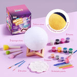 DIY 3D Moon Night Light Painting Kit, Galaxy Lamp Arts & Crafts for Kids
