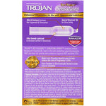 Trojan Her Pleasure Sensations Spermicidal Lubricated Condoms, 12ct (Pack of 4)