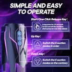 Electric Penis Pump Sex Toys For Men - Automatic Vacuum Dick Pump Male Sex Toys Penis Extender With 3 Powerful Sucking And 2 Training Modes And 3 Penis Ring, Adult Toys For Dick Enlarger Erection