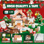 Magnetic Blocks | 100Pcs 0.8In Sensory Christmas Magnetic Tiles Building Cubes 2025 Upgraded Stem Game Toys For Toddlers | Christmas Birthday Gifts For Boys & Girls Ages 3-4, 5 6 7 8 9 10 11 12