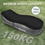 Auto Inflatable Couch Lounger, Air Mattress Sofa Bed With Rechargeable Air Pump