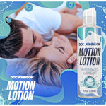 Doc Johnson Motion Lotion, Water Based Personal Lubricant, 8 fl. oz., Clear