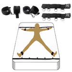 Bondaged Restraints Sex Spreaders Queen Bed Set For Women Sex Tie Downs Under Mattress For King Bed Straps Adult Play Sex Hand Cuff Bracelets For Couples Sexy Gift Sets Freaky Bedroom Toys Sweater