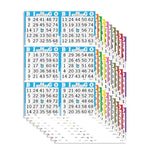 Bulk Bingo Books with 6 Faces, 10 Pages Each, 100 Disposable Game Books for Seniors and Adults