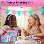 Mermaid Headband Making Kit for Girls, DIY Hair Accessories Craft Set Ages 4-10