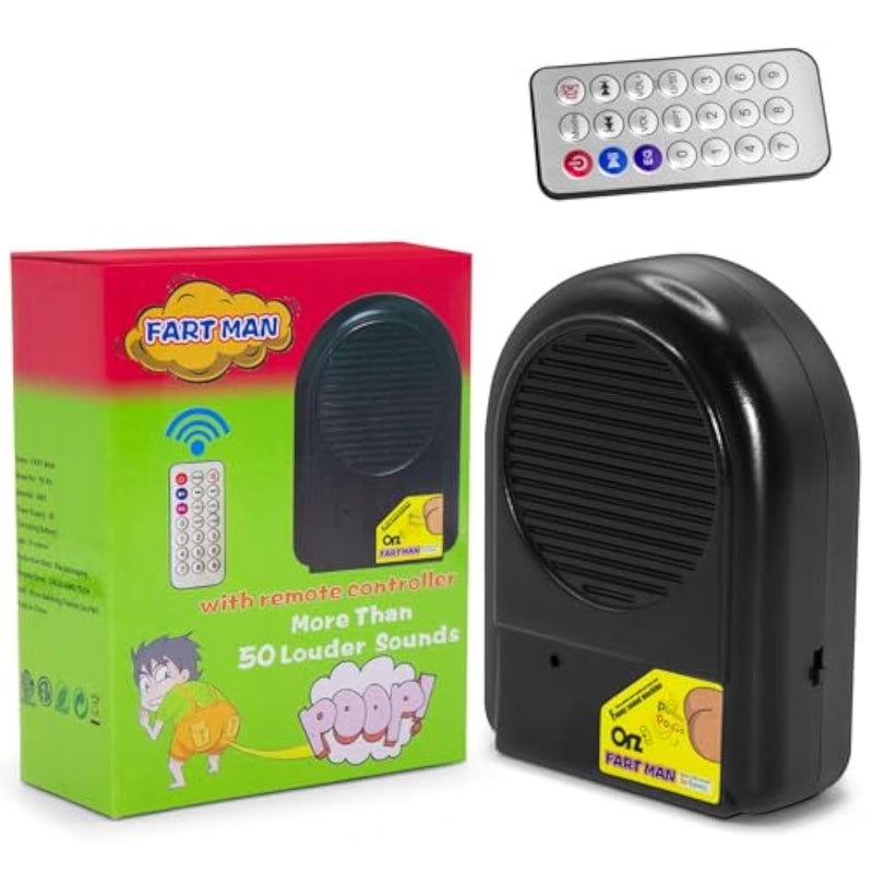 Fart Machine With Remote – Remote Control Noise Maker With 50 Funny Sounds, 10M Wireless Range – Hilarious Gag Toy For All Ages