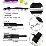 Bed Bondaged Restraint Kit For Couple Under King Bed Sex Tie Downs Under Mattress Handcuffs Set For Bedroom Restraints For Ankles And Wrists Bar Women Bed Straps For Sexy Time Adult Play Sweater