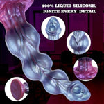 12" Huge Monster Dildo With 3" Diameter & 3 Knots Soft Silicone Knotted Horse Dildo, Thick Dog Knot G-Spot Dildo With Suction Cup, Big Dragon Anal Sex Toy, Adult Sex Toys & Games For Men, Women, Gay