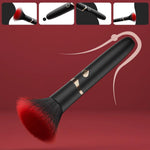 Bdsm Tickler Sex Toy Cosmetic Brush Erotic Tease And Masturbation Dual Purpose Bullet Vibrator With 10 Vibration Modes For Fetish Sm Cosplay Role Foreplay Play (Black)