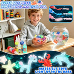 Water Squishy Toy Making Kit for Kids - Magic Water Elf Toy Kit with 22 Gels & 14 Molds