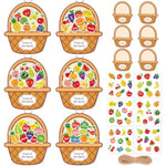 30 Set Fruit of The Spirit Basket Craft Kit for Thanksgiving and Christian DIY Crafts