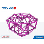 Geomag Masterbox Magnetic Toys for Kids Ages 8+, 248pc Purple Educational STEM Magnets for Kids - Swiss-Made Magnetic Blocks, Tiles and Building Toys from 100% Recycled Plastic