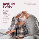 Shemale Sex Toy 21.2 Lbs Torso Sex Doll With 7.1 Inch Realistic Dildo And Soft Breasts Unisex Anal Sex Stroker Trans Dolls For Gay Couples Men Women Adult Toy For Masturbation