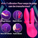 Adult Sex Toys Vibrator 9 Vibration Mode And App Remote Control G Spot Clitoris Finger Vibrators Panties Wear Nipple Clamps Penis Cock Rings Rose Sex Toy For Men Women Dildo Vibrating Couple Sexy Game