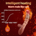 Electric Dildo Realistic Texture Dildo Vibrator Can Be Inserted Into 5.2In 10 Frequency Vaginal Stimulation Female Masturbator Soft Silicone Anal Plug Adult Sex Products