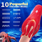 Male Penis Vibrator Sex Toys, Male Masturbator With 10 Vibrating Modes, 8 Tentacles 360° Wrapping Vibrating For Penis Glans Clit Nipple Stimulation, Adult Sex Toy For Men Women Couples