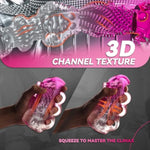 Male Masturbator Pocket Pussies For Mens Realistic Adult Sex Toys For Men Portable Male Sex Toy Flexble Spiral Texture Entry-Level Manual Sucking Insertion Penis Training