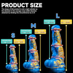 Horse Dildo - Lifelike Silicone Thrusting Dildo With Strong Suction Cup, Realistic Thick Horse Penis For G-Spot, Fantasy Sex Toy For Women And Men Gay Anal Play Sex Pleasure (D219-M)