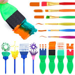 12 Color Washable Finger Paint Set, 82 Pack, 1oz Each, Perfect for Kids and Adults
