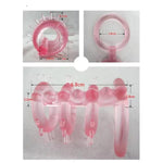 Keel Penis Ring, 4 In 1 Ultra Soft Cock Rings For Men For Sex, Unique Shape Sex Toys With Raised Particles Couples Sex Products For Erection Enhancing, Black