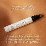 Slow Sex Line Mouthwatering Spray - Premium Dry Mouth Solution And Deep Throat Spray For Adults - Sex Mouth Spray For Oral Play - Ultimate Oral Best Dry Mouth Treatment - 0.44Fl Oz
