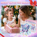 Butterfly Diamond Painting Kit for Kids Age 8-12, Girls Birthday Gift Ideas