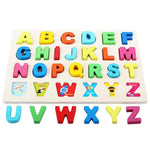 Wooden Puzzles For Toddlers, Wooden Alphabet Number Shape Puzzles Toddler Learning Puzzle Toys For Kids, 3 In 1 Puzzle For Toddlers, Age 3+ (Set Of 3)