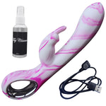 Rabbit Vibrator with Dual Motor & Heated Function for Clitoral