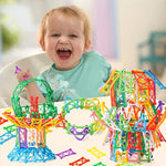Snap-N-Twist Building Blocks - 270 Piece Set Of Flexible Interlocking Math Manipulatives - Open Ended Stem Toys For 5 To 12 Year Old Boys & Girls - Indoor Recess Games For Classroom