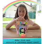 DIY Capybara & Axolotl STEM Lantern Craft Kit for Kids Ages 3-12