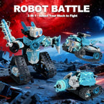Robot Building Kit, Educational Stem Toys & Birthday Gifts For 6 7 8 9 10 11 12+ Year Old Boys Kids, 3 In 1 Diy Science Rc Robotics Sets With App And Remote Control Projects